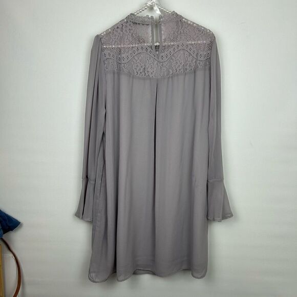 Andree by Unit boho bohemian lavender purple dress size 1X lace - Picture 12 of 13